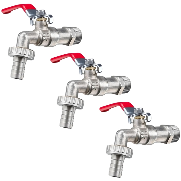 Torneira De Metal Para Jardim Quintal Tanque Com Bico 1/2" |